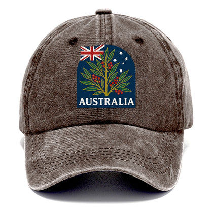 Australian Botanical Emblem Hat