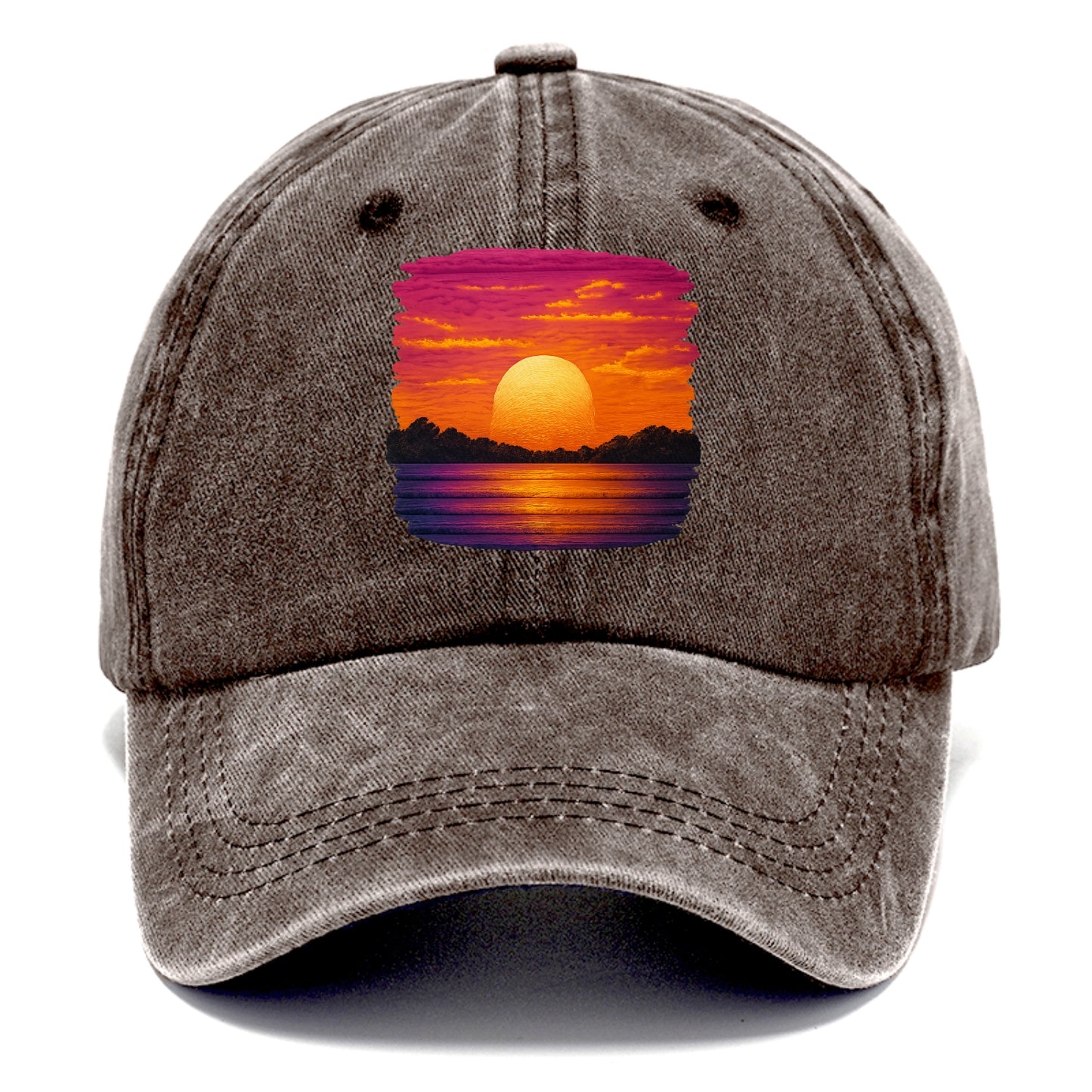 serene sunset hues Hat