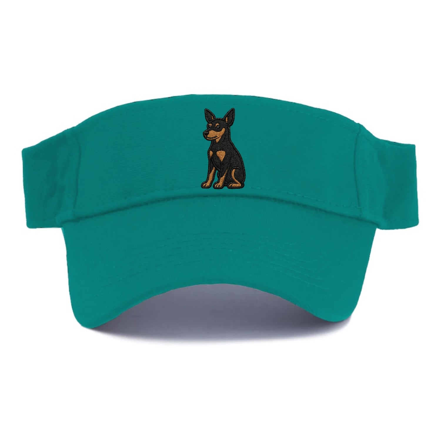 miniature-pinscher-black-tan-regal-poise Hat