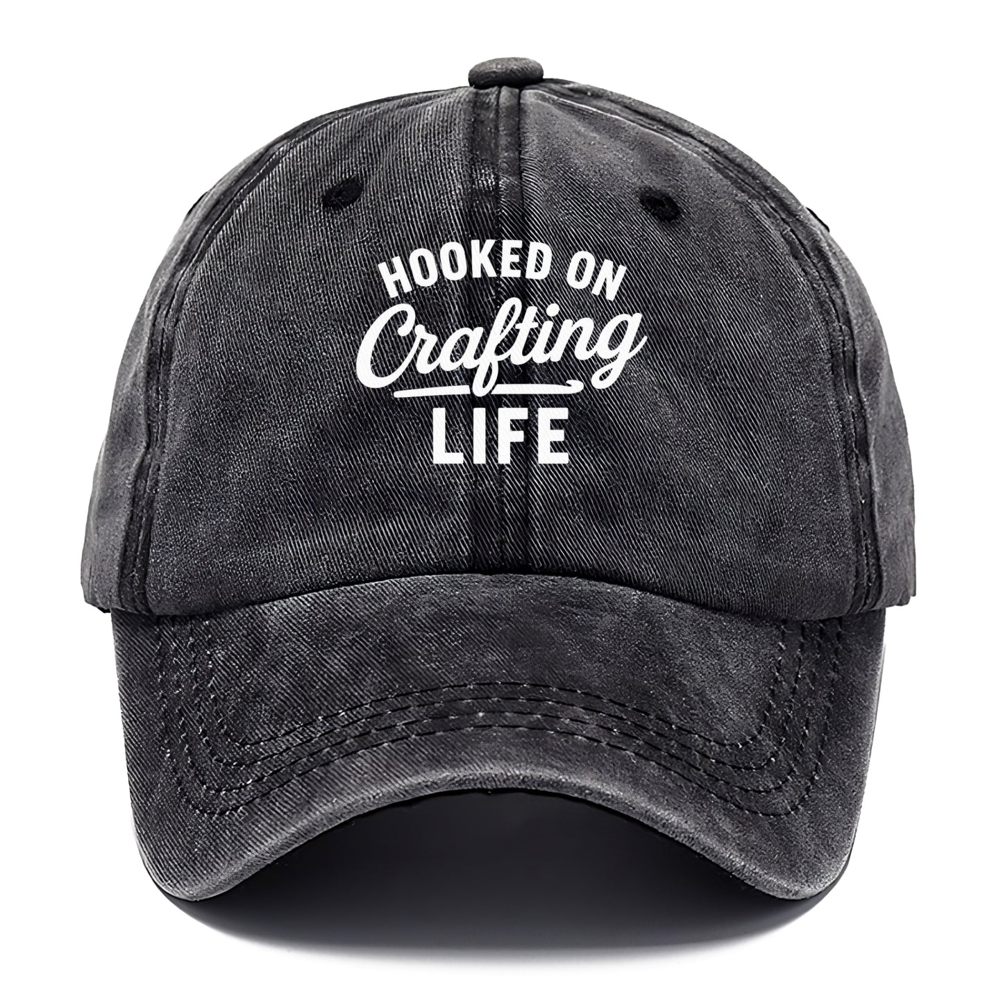 hooked on crafting life Hat