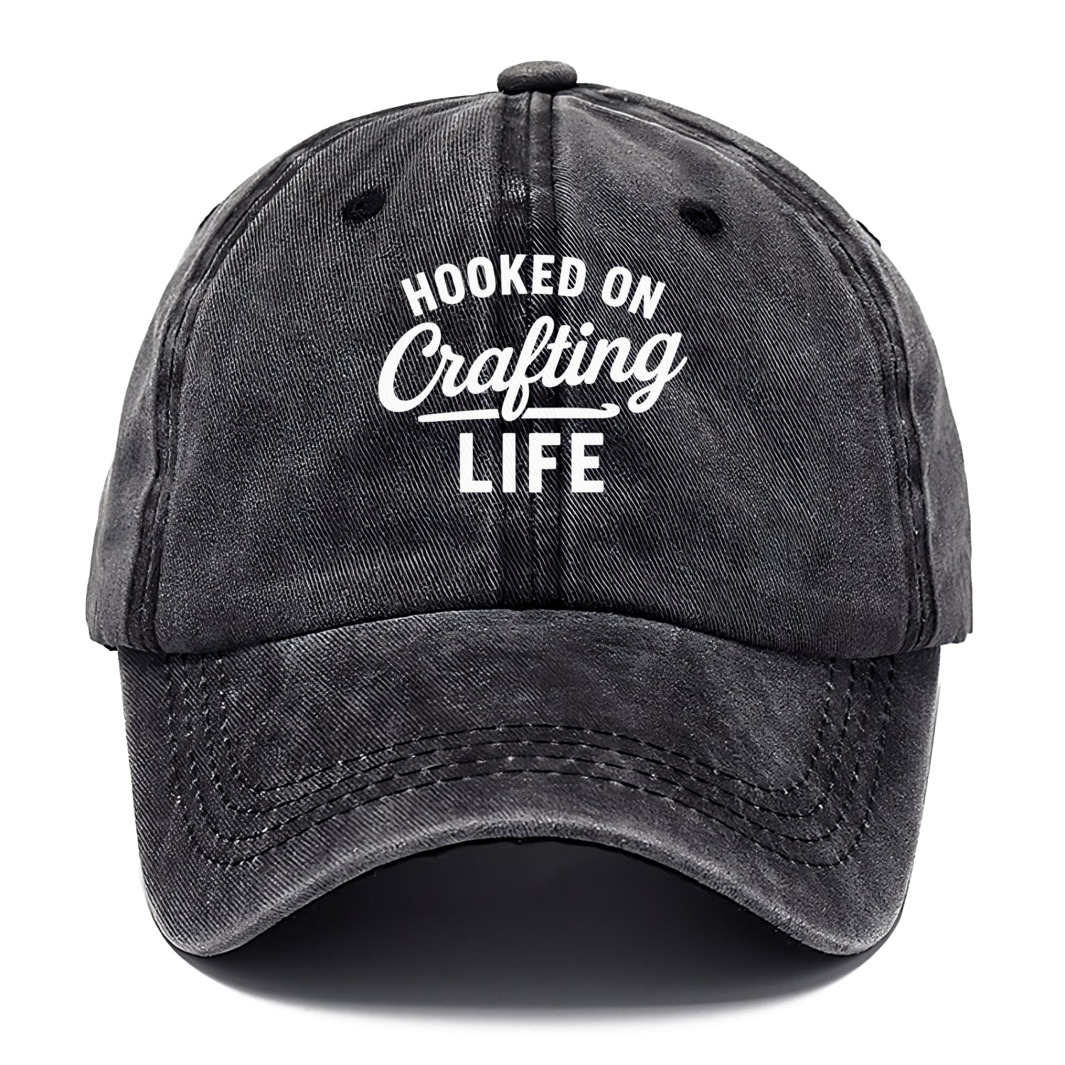 hooked on crafting life Hat