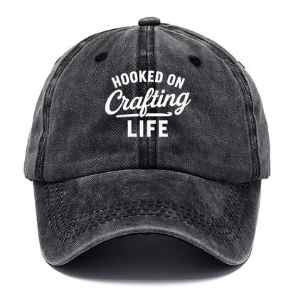 hooked on crafting life Hat