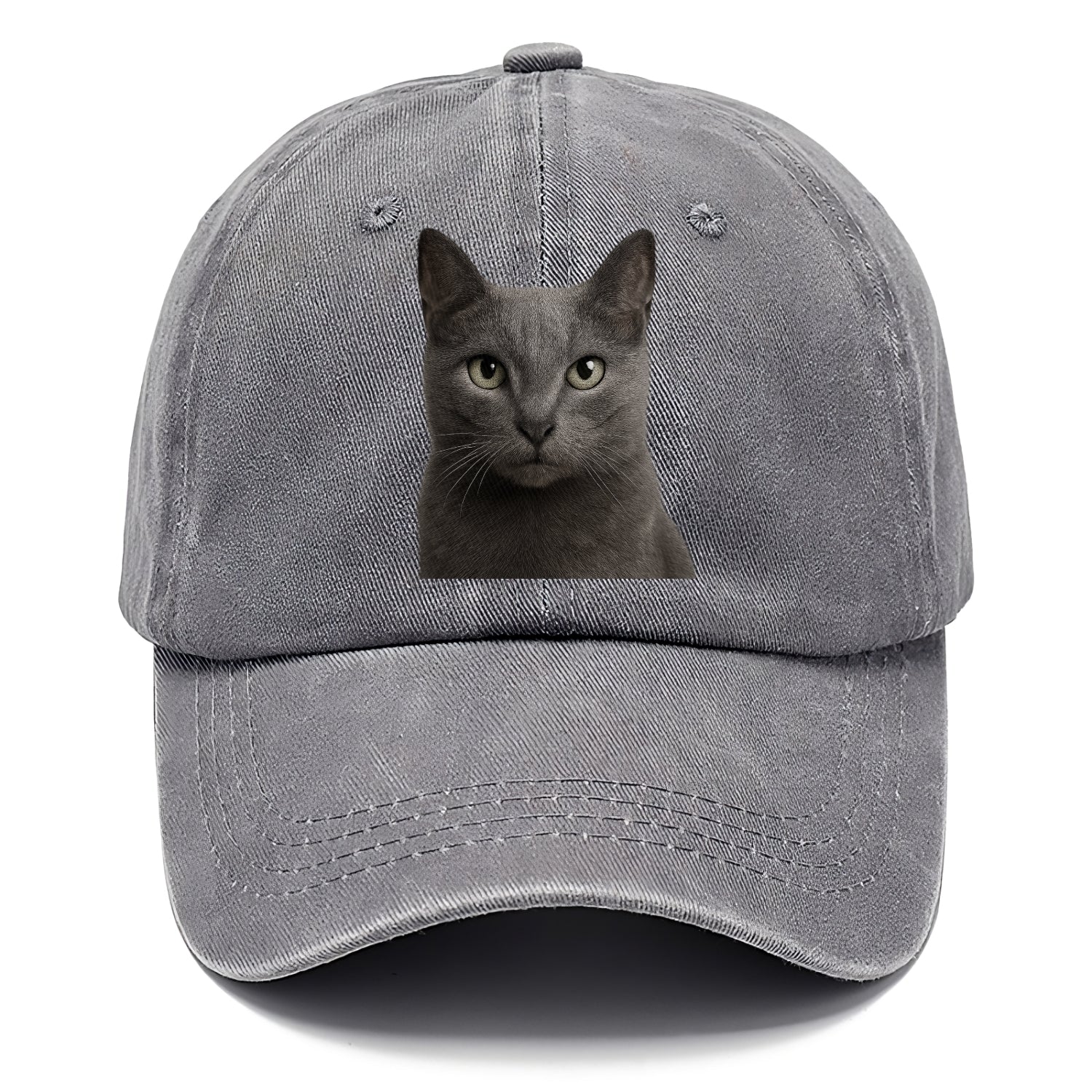 russian blue portrait design Hat