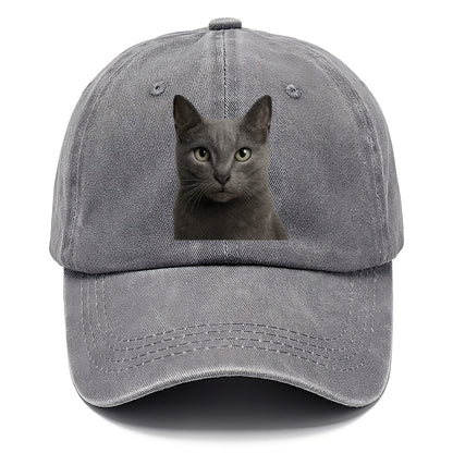 russian blue portrait design Hat