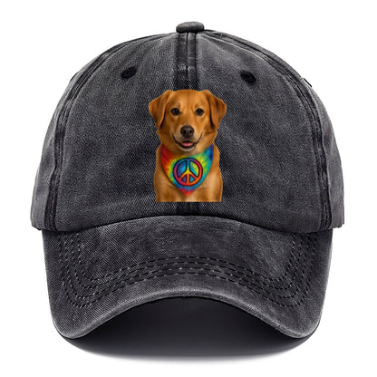 peace sign portrait design Hat