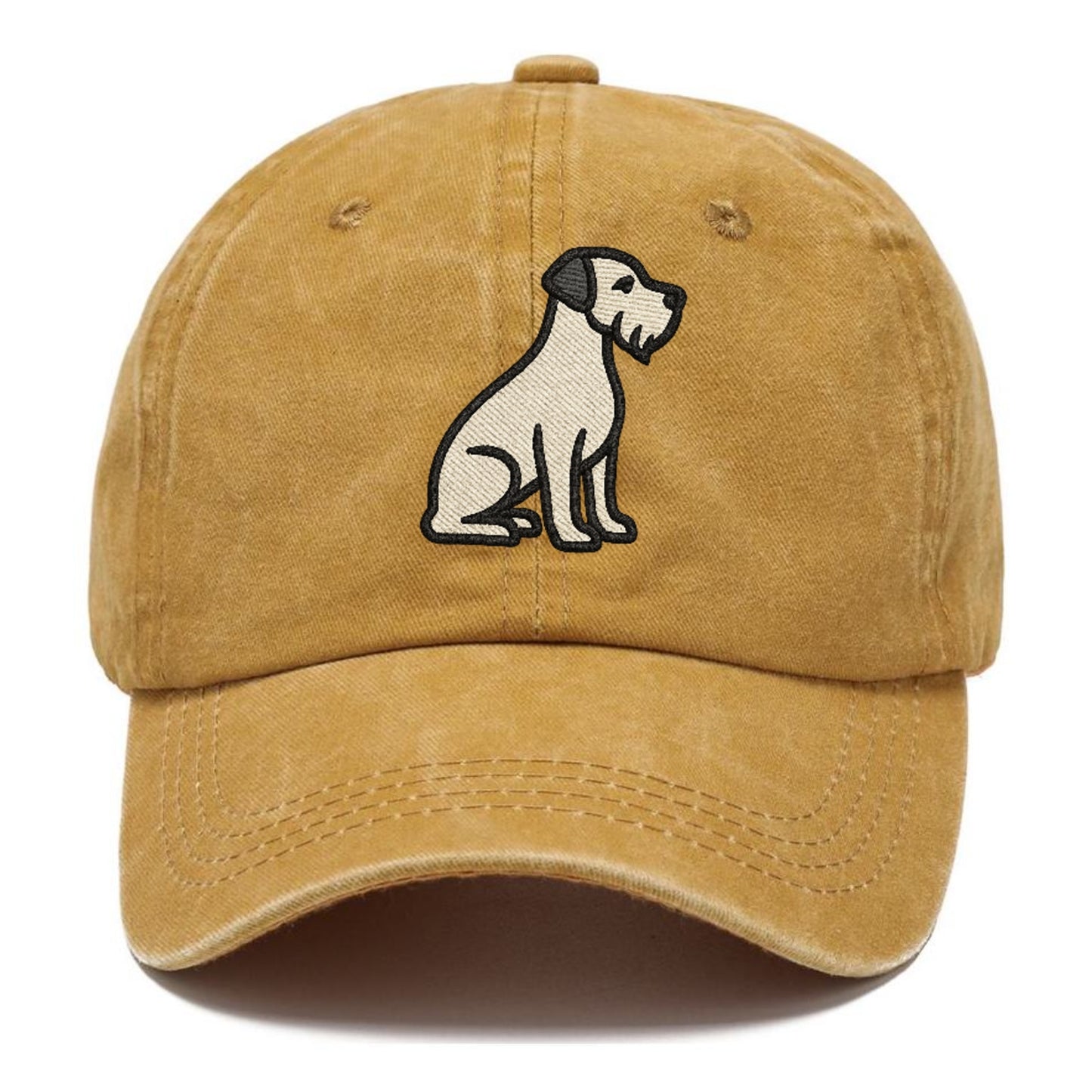 Cesky Terrier Gray Design Hat