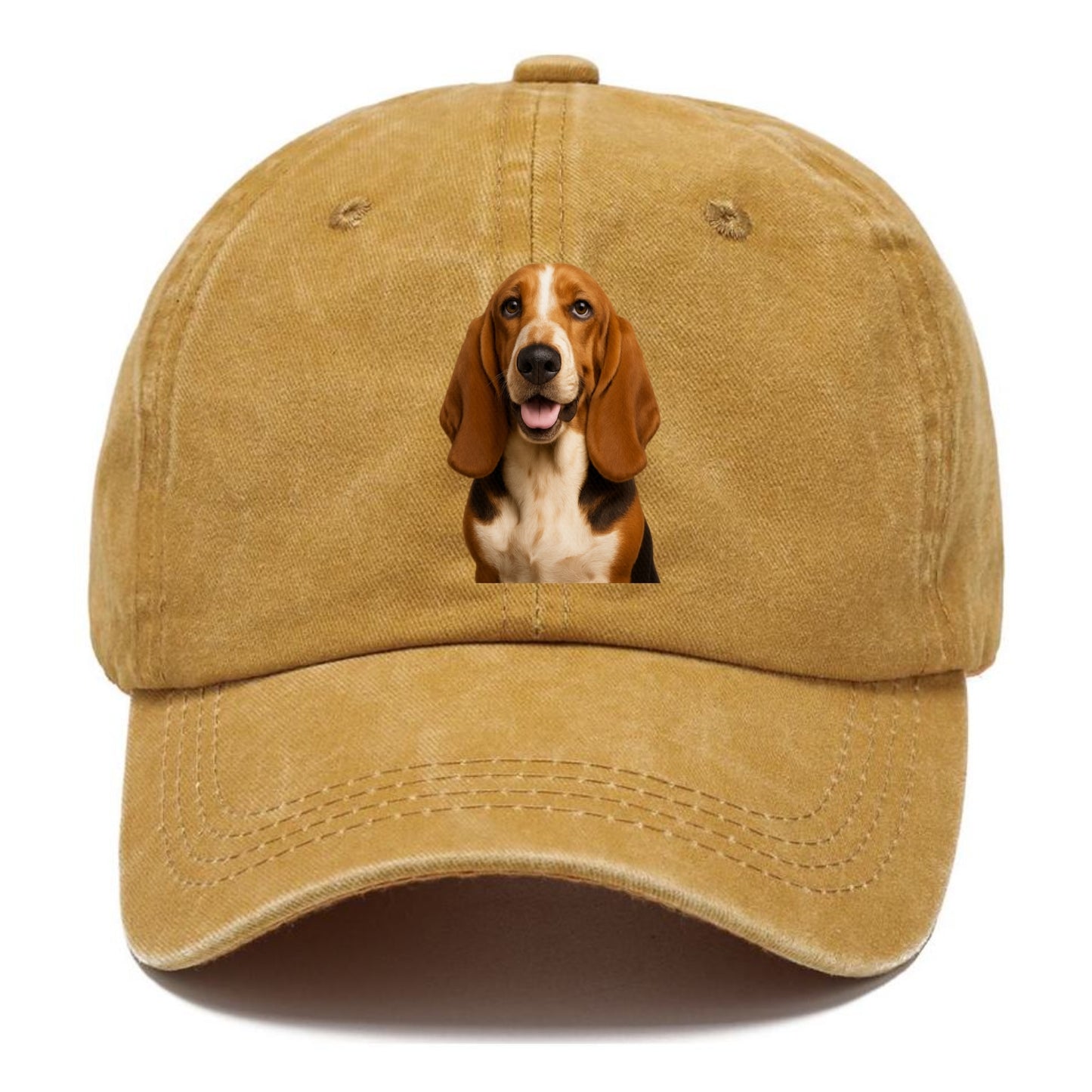 basset hound portrait design Hat