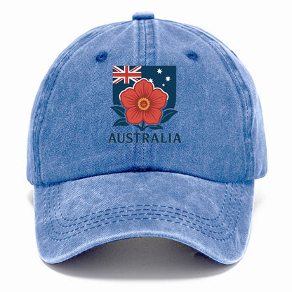 Australian Patriotic Floral Hat