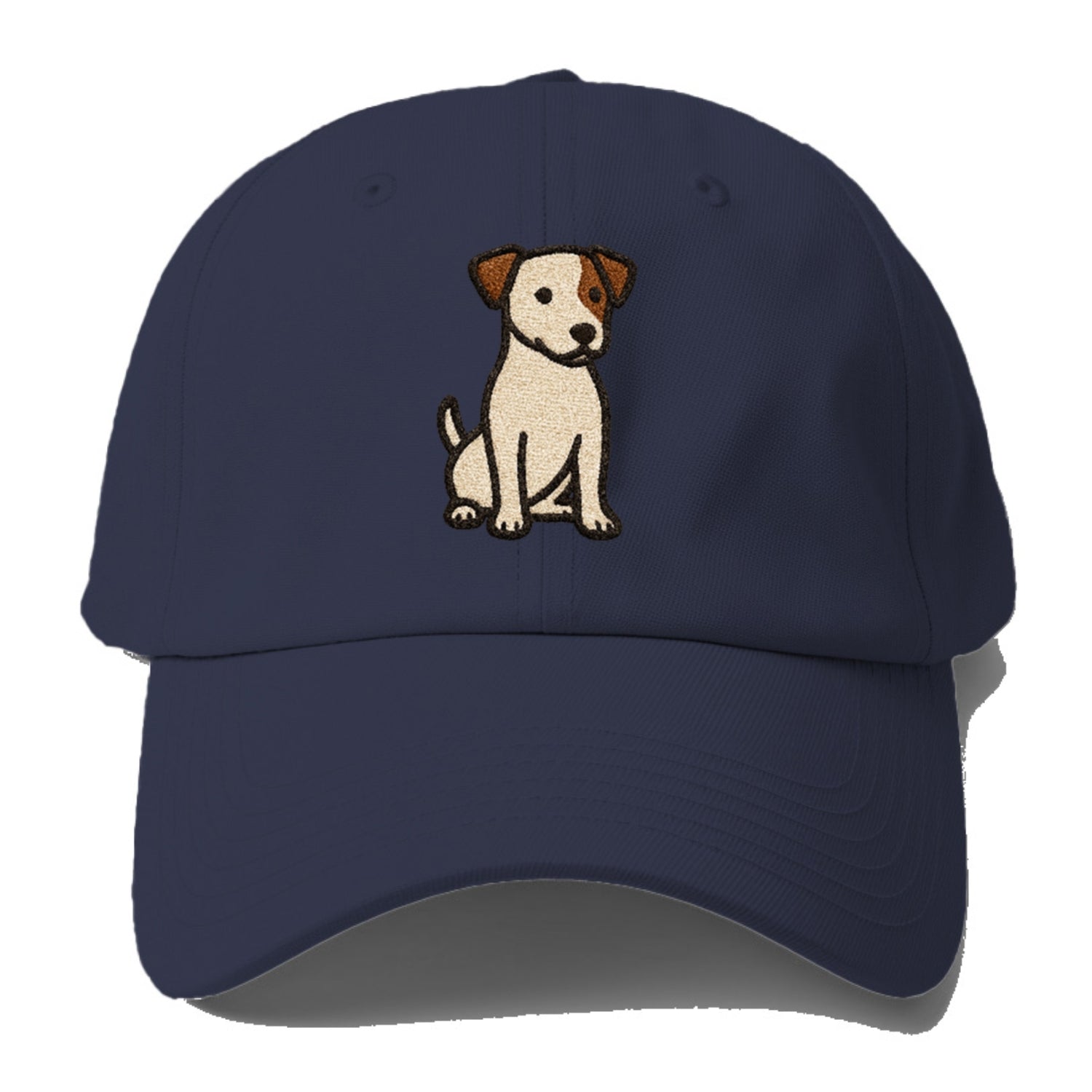 Jack Russell Terrier White With Brown Patches Pose Hat
