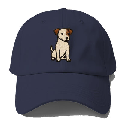 Jack Russell Terrier White With Brown Patches Pose Hat