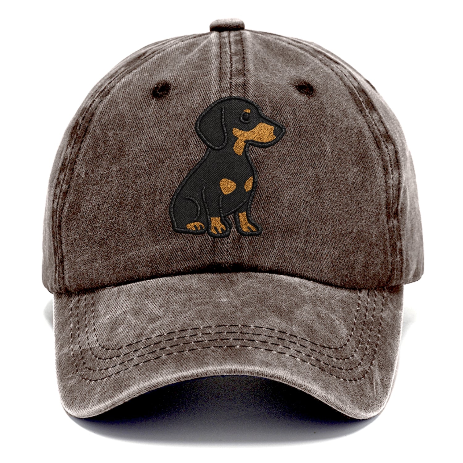 dachshund-black-and-tan-loyal-companion Hat