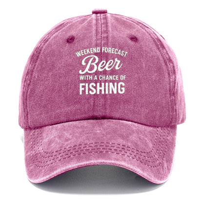 weekend beer fishing forecast Hat