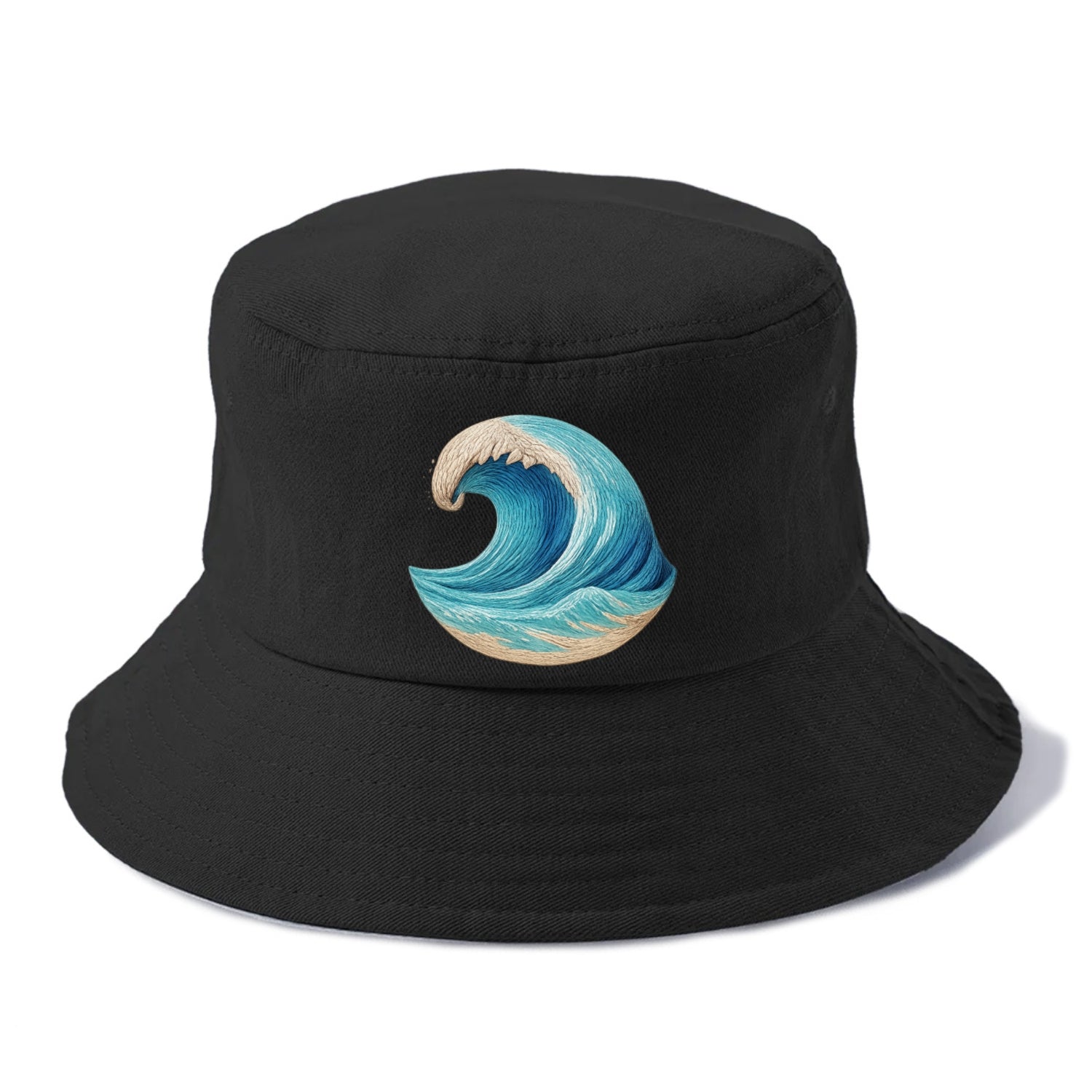 ocean's embrace woven depths Hat