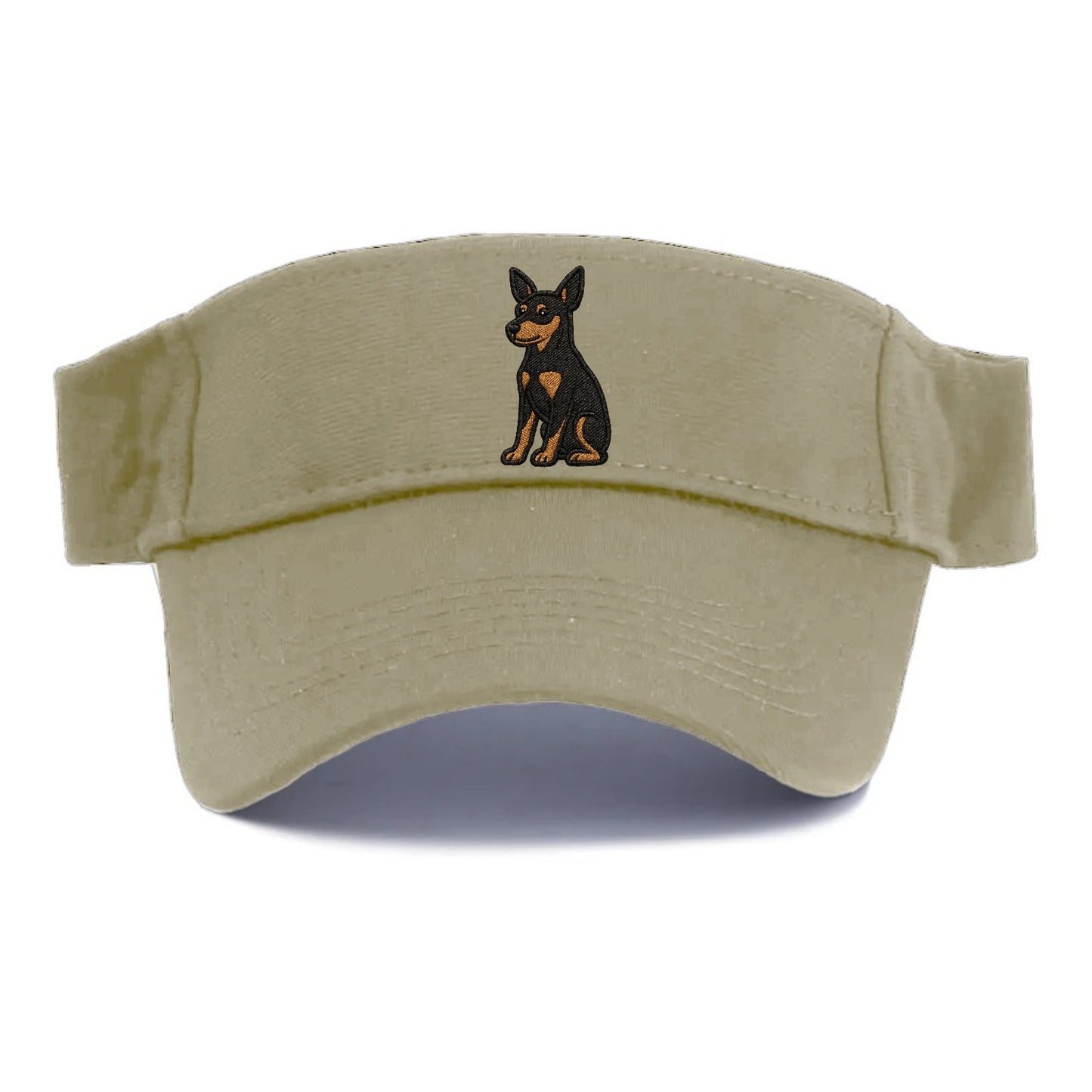 miniature-pinscher-black-tan-regal-poise Hat