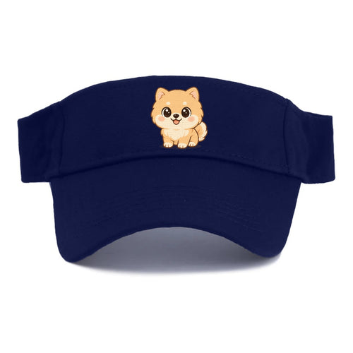 Pomeranian Fluff & Spirit Visor