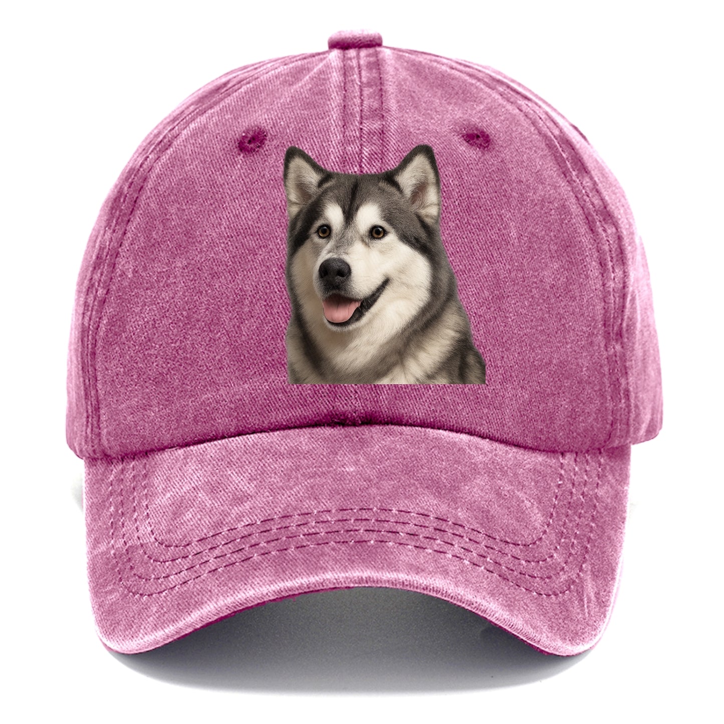 alaskan malamute portrait design Hat