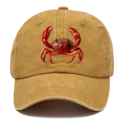 crab portrait design Hat