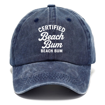 certified beach bum Hat