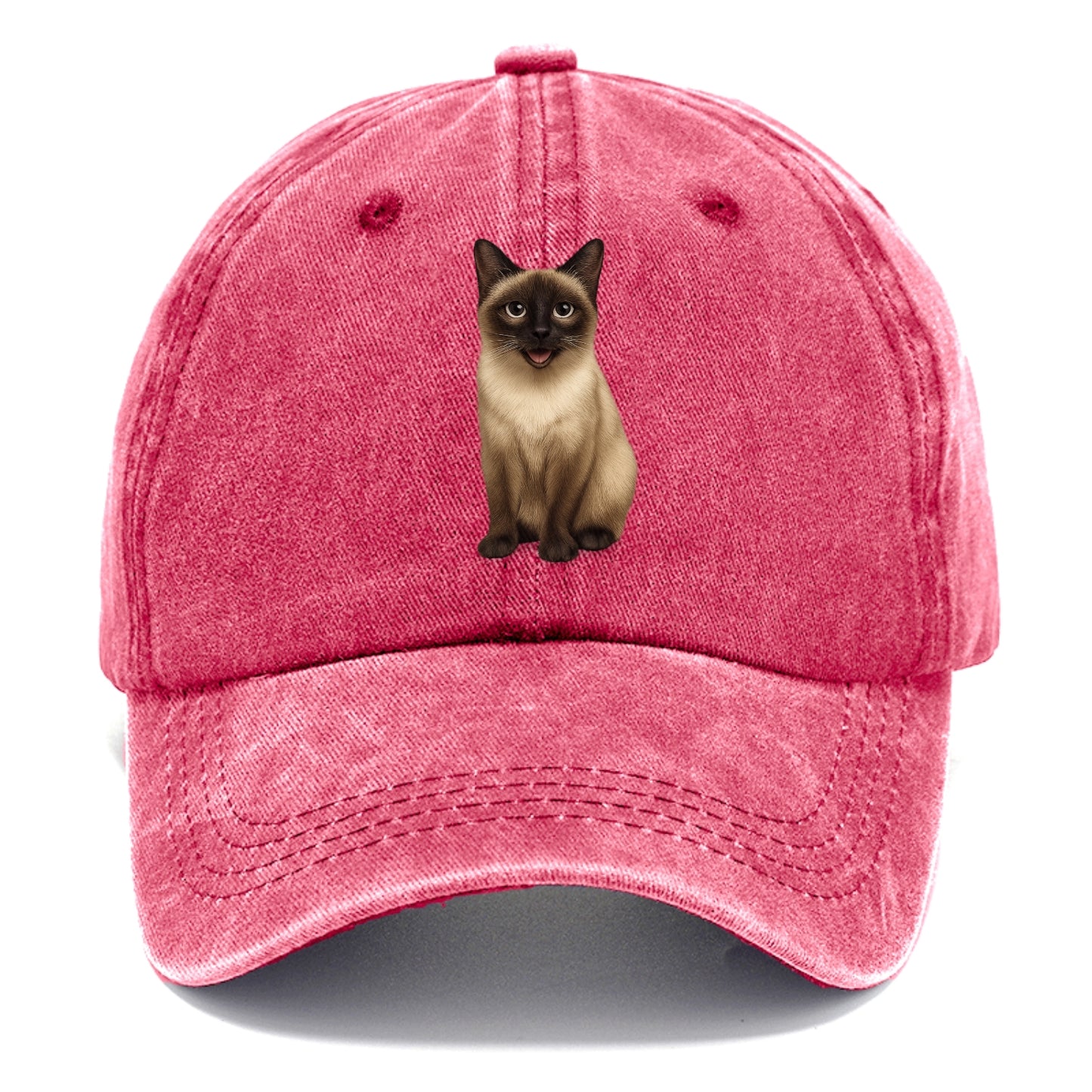 siamese cat illustration Hat