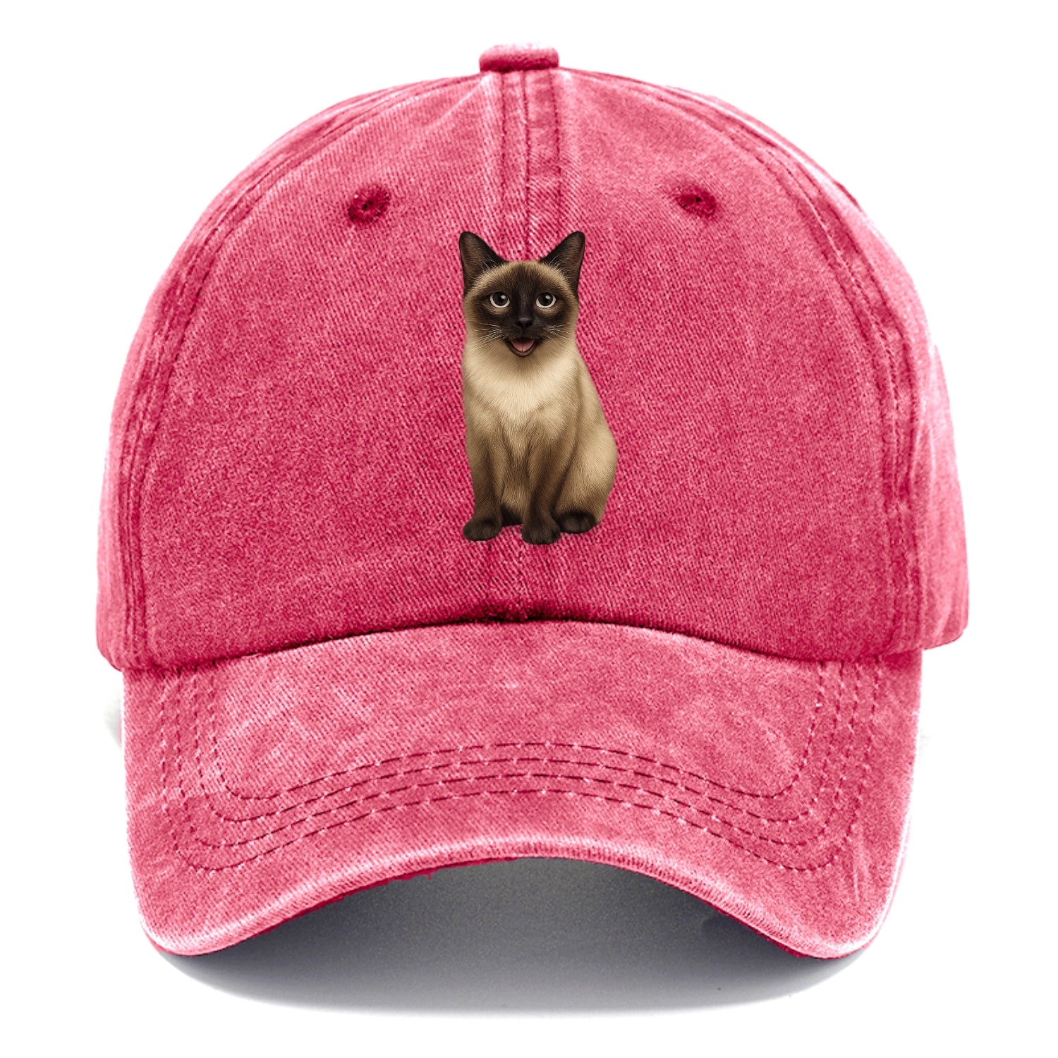 siamese cat illustration Hat
