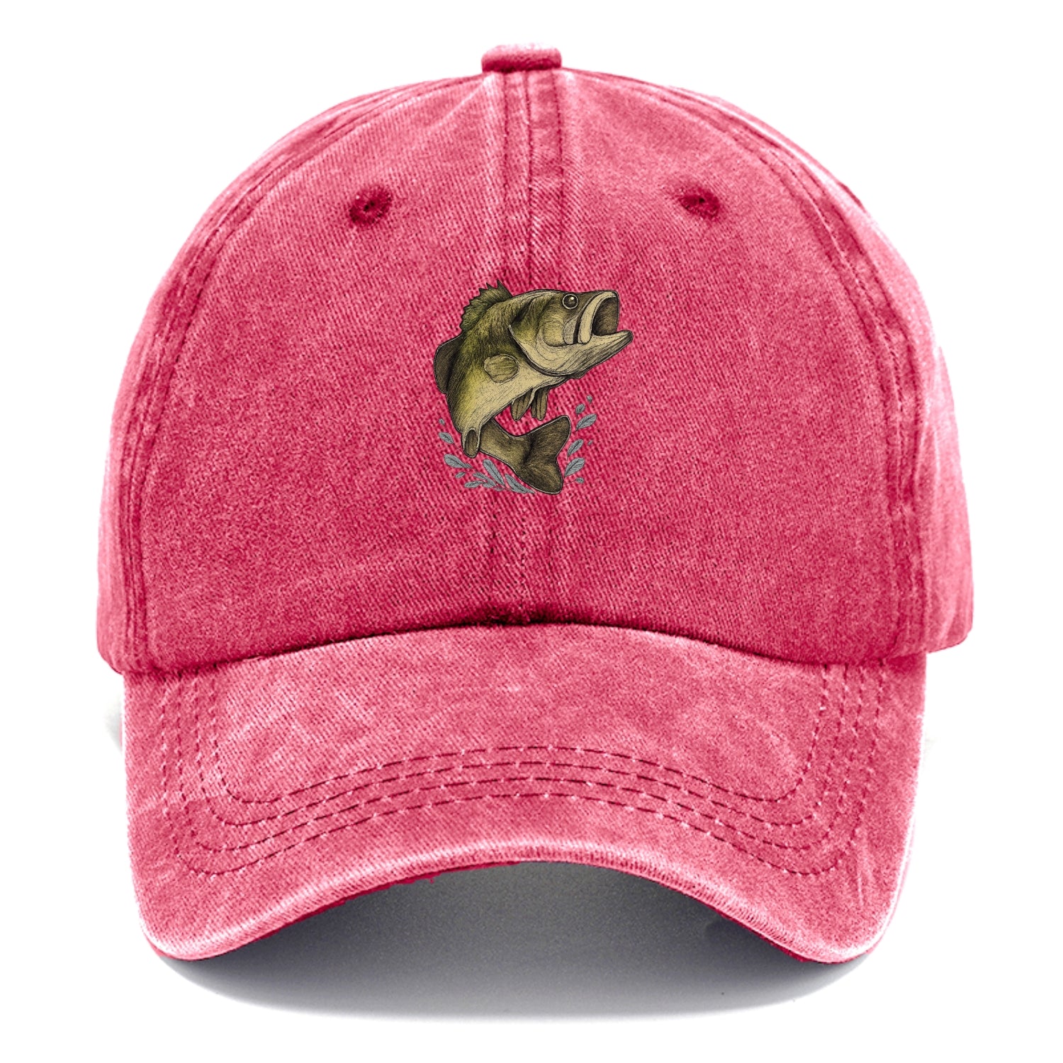 leaping bass fishing Hat