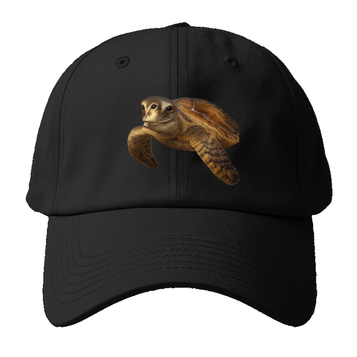 sea turtle portrait design Hat
