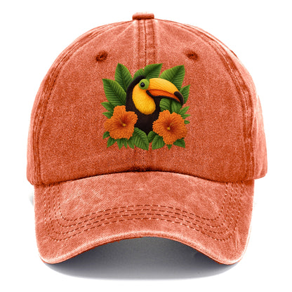 tropical toucan floral paradise Hat
