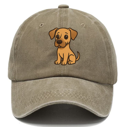 great dane fawn colored sitting pose with gentle expression portrait design Hat