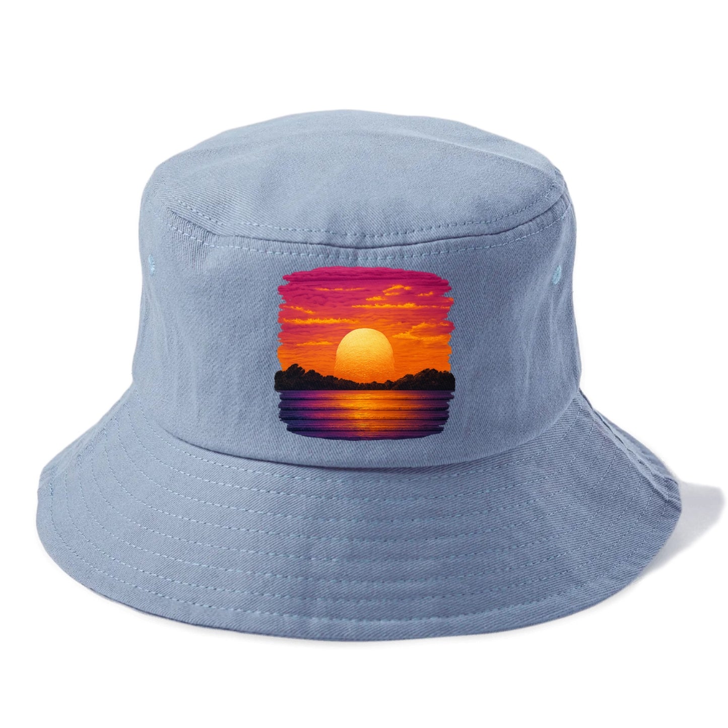 serene sunset hues Hat