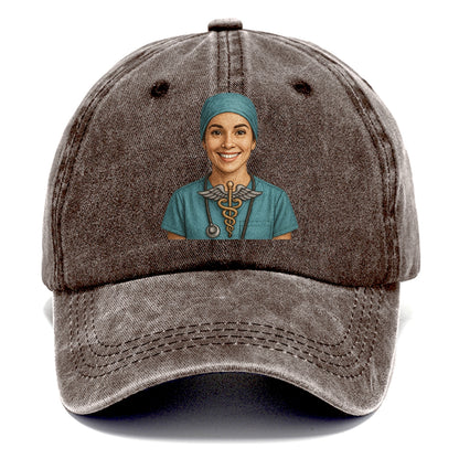 smiling healthcare hero portrait Hat