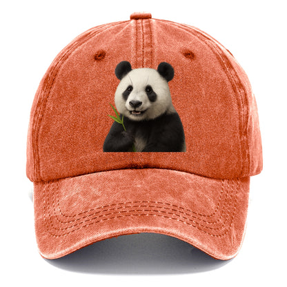 giant panda portrait design Hat