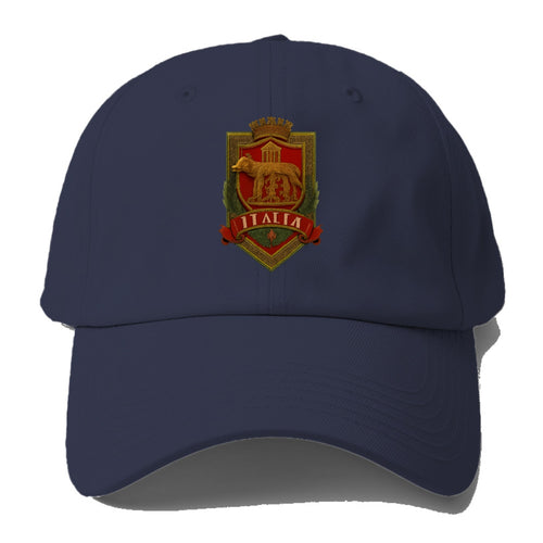 Italian Wolf Heritage Baseball Cap For Big Heads