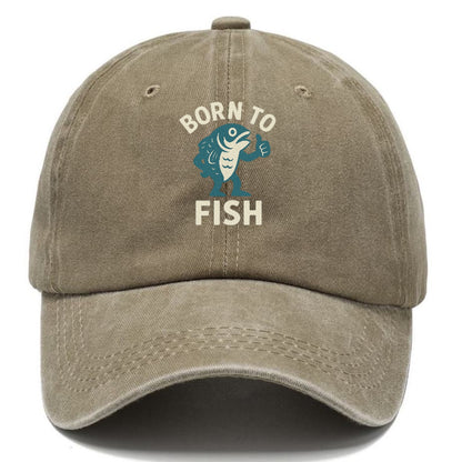 born to fish Hat