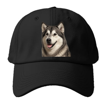 alaskan malamute portrait design Hat