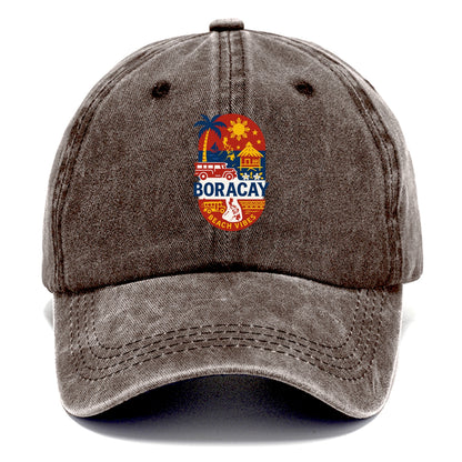 travel destination themed with cultural elements Hat