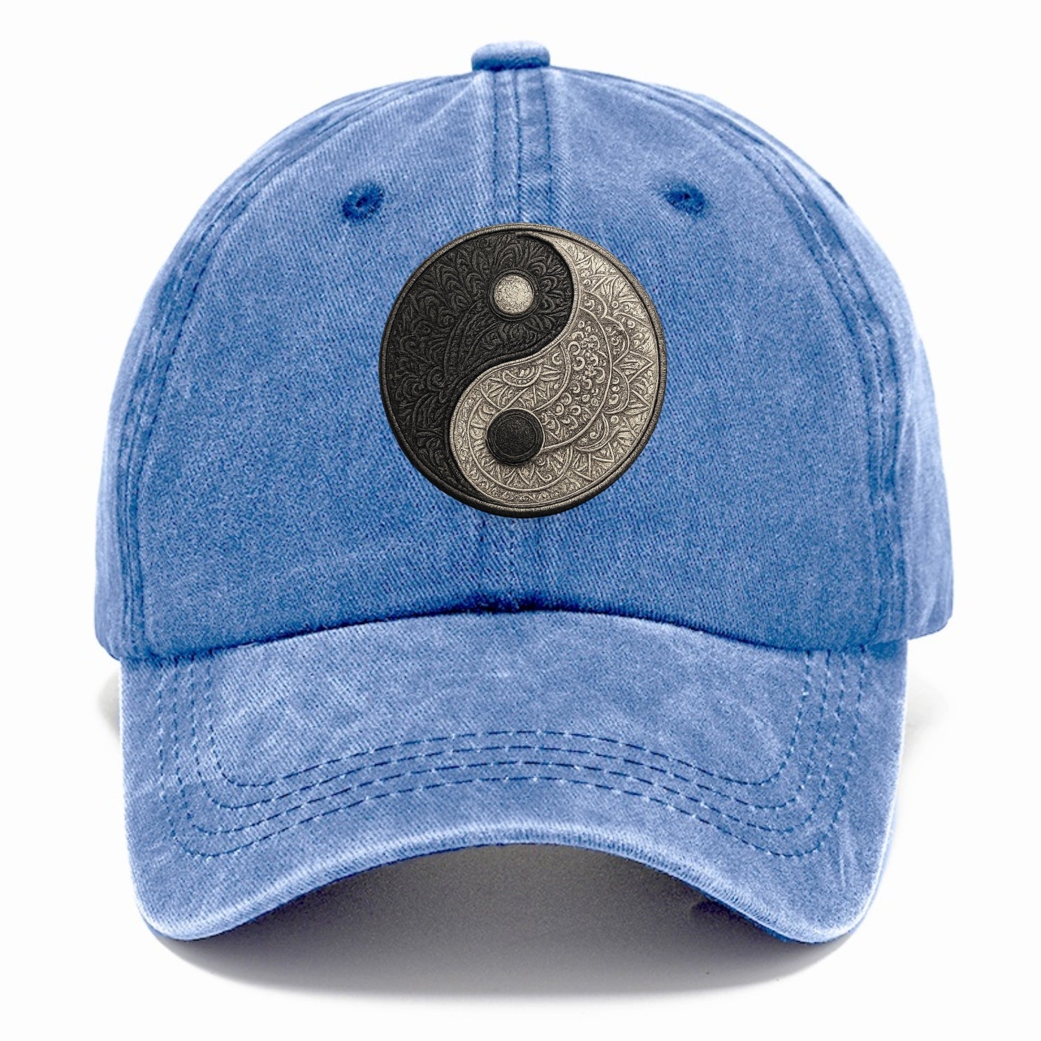 mandala yin yang pattern Hat