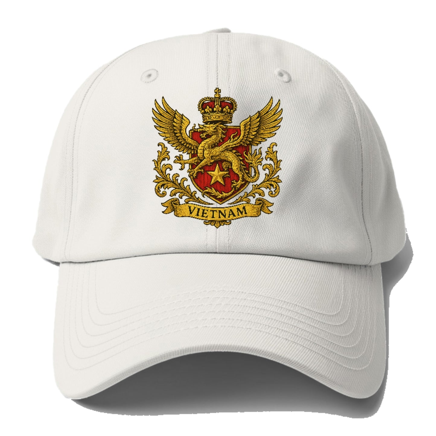 heraldic-emblem-with-dragon-and-text Hat