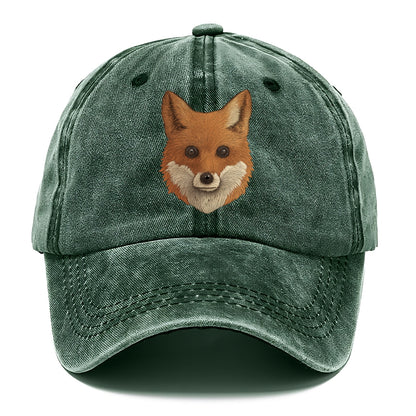 ethereal fox portrait Hat