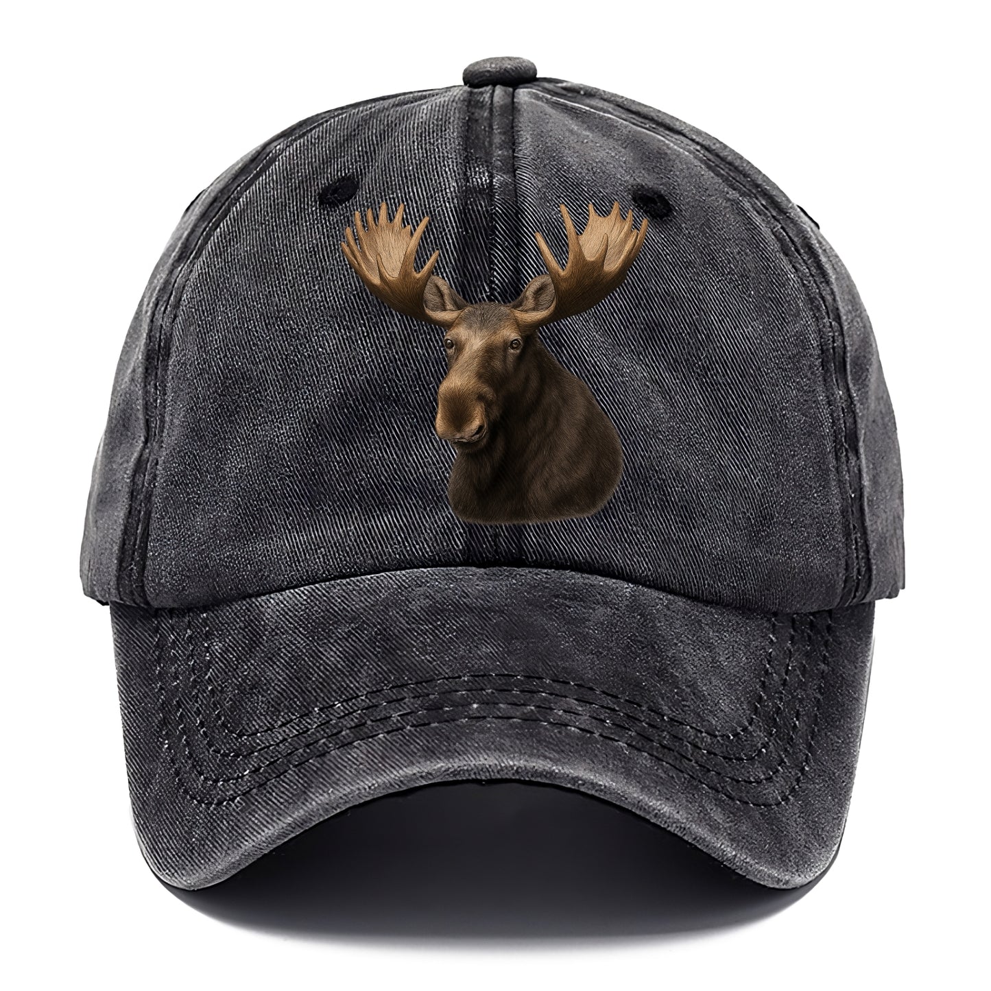 moose portrait design Hat