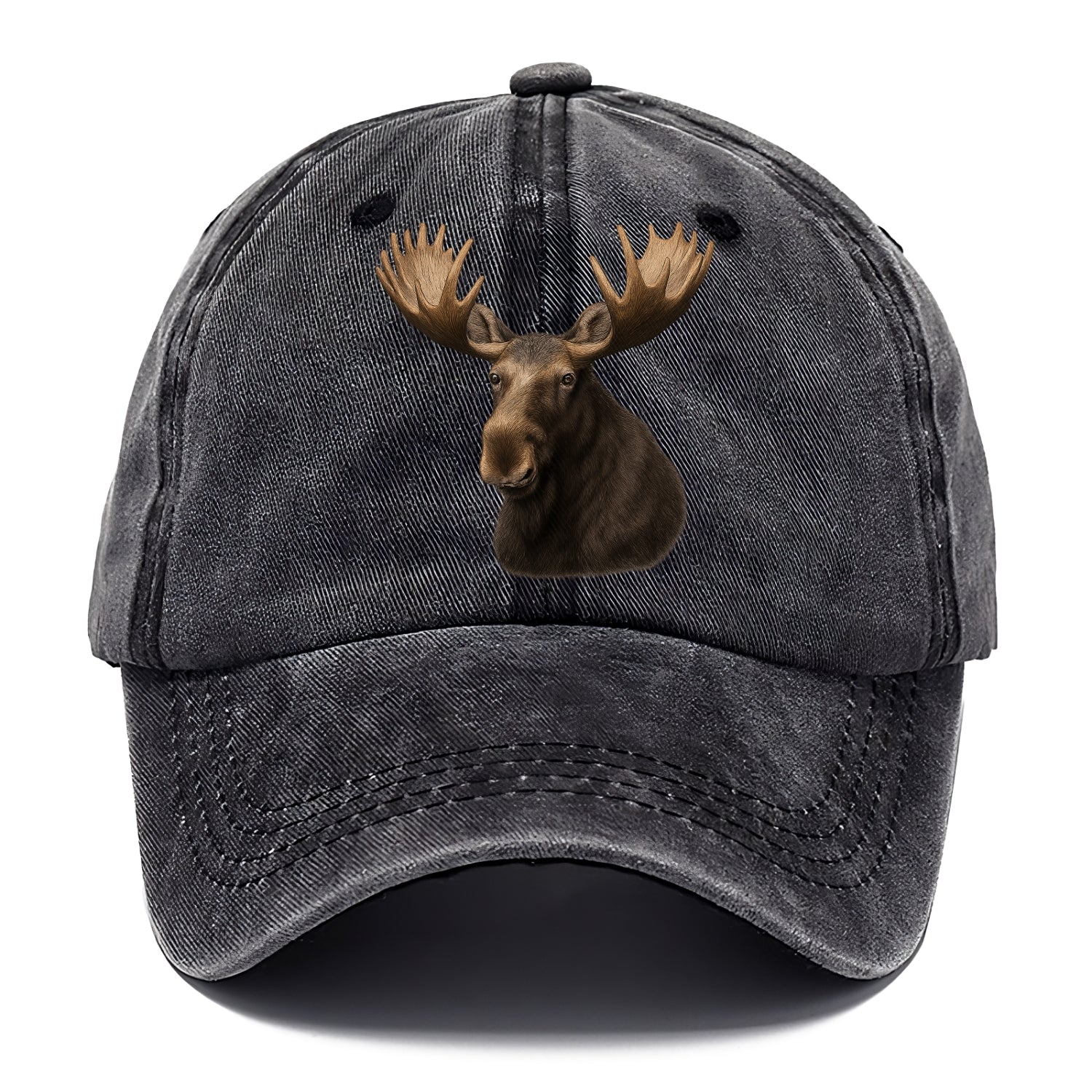 moose portrait design Hat