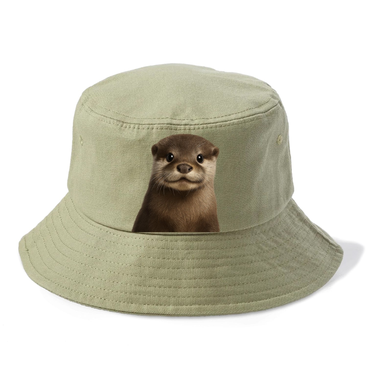 otter portrait design Hat