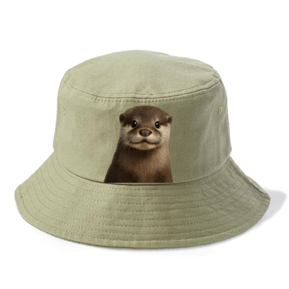 otter portrait design Hat