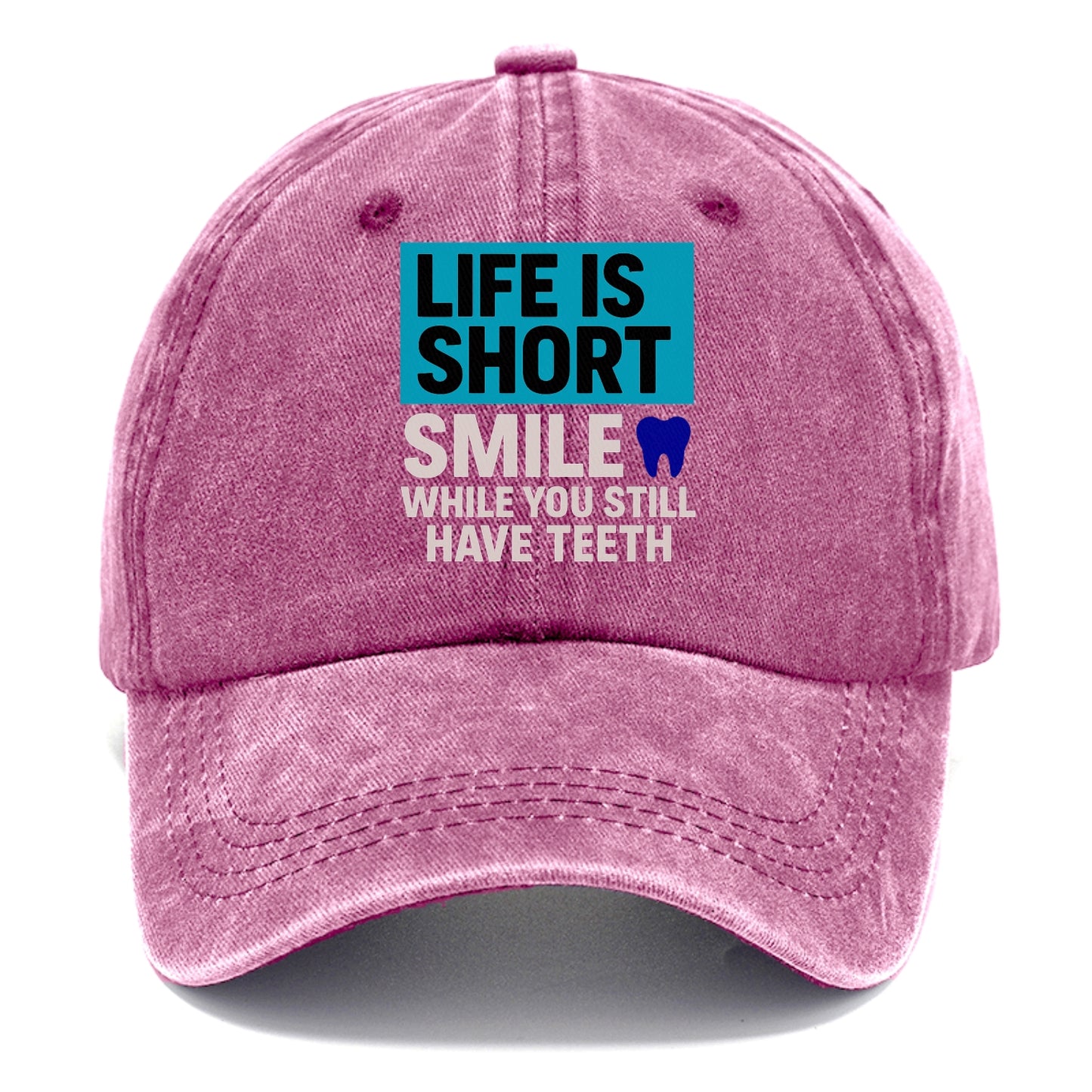 life short smile while Hat