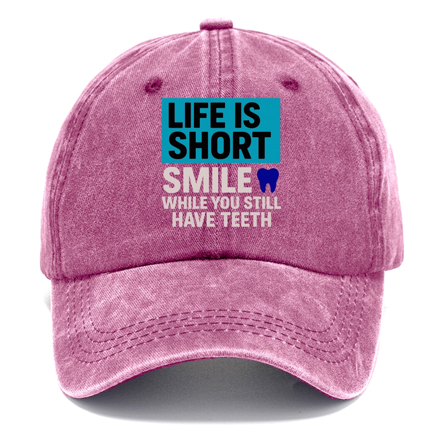 life short smile while Hat