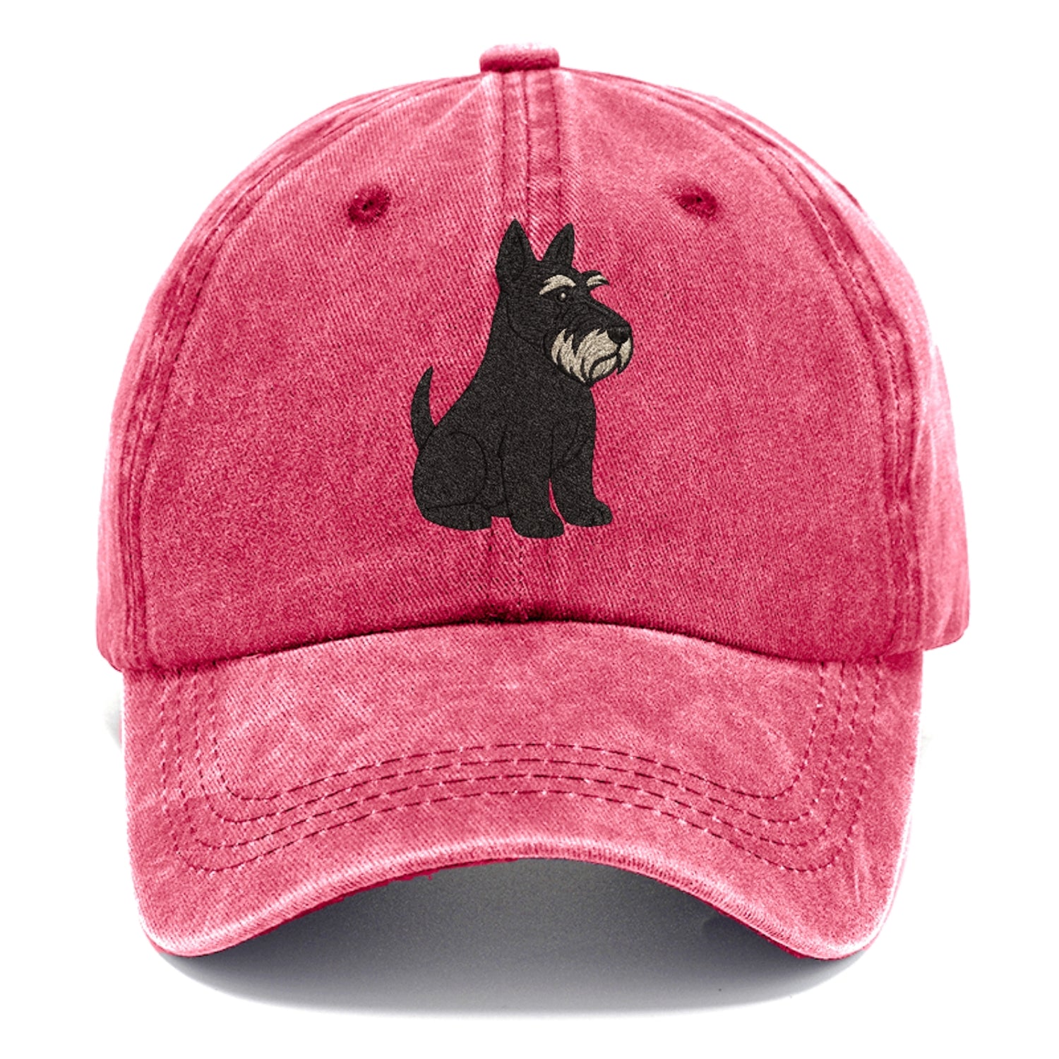 Scottish Terrier Black Sitting Pose Hat