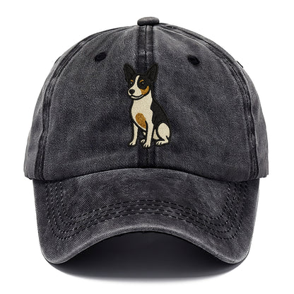 Rat Terrier Tri Color Pose Hat