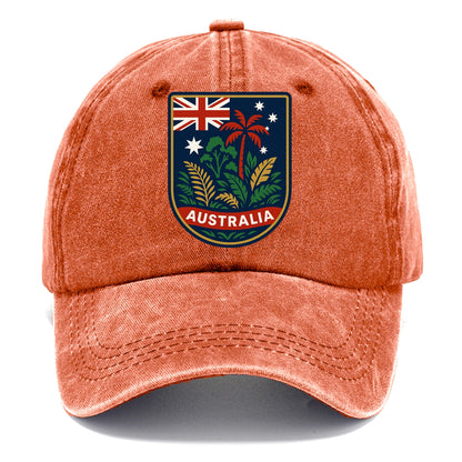 Australian Travel Badge Hat