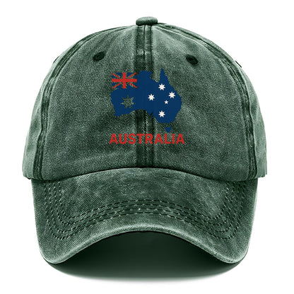 Australian Flag Map Hat