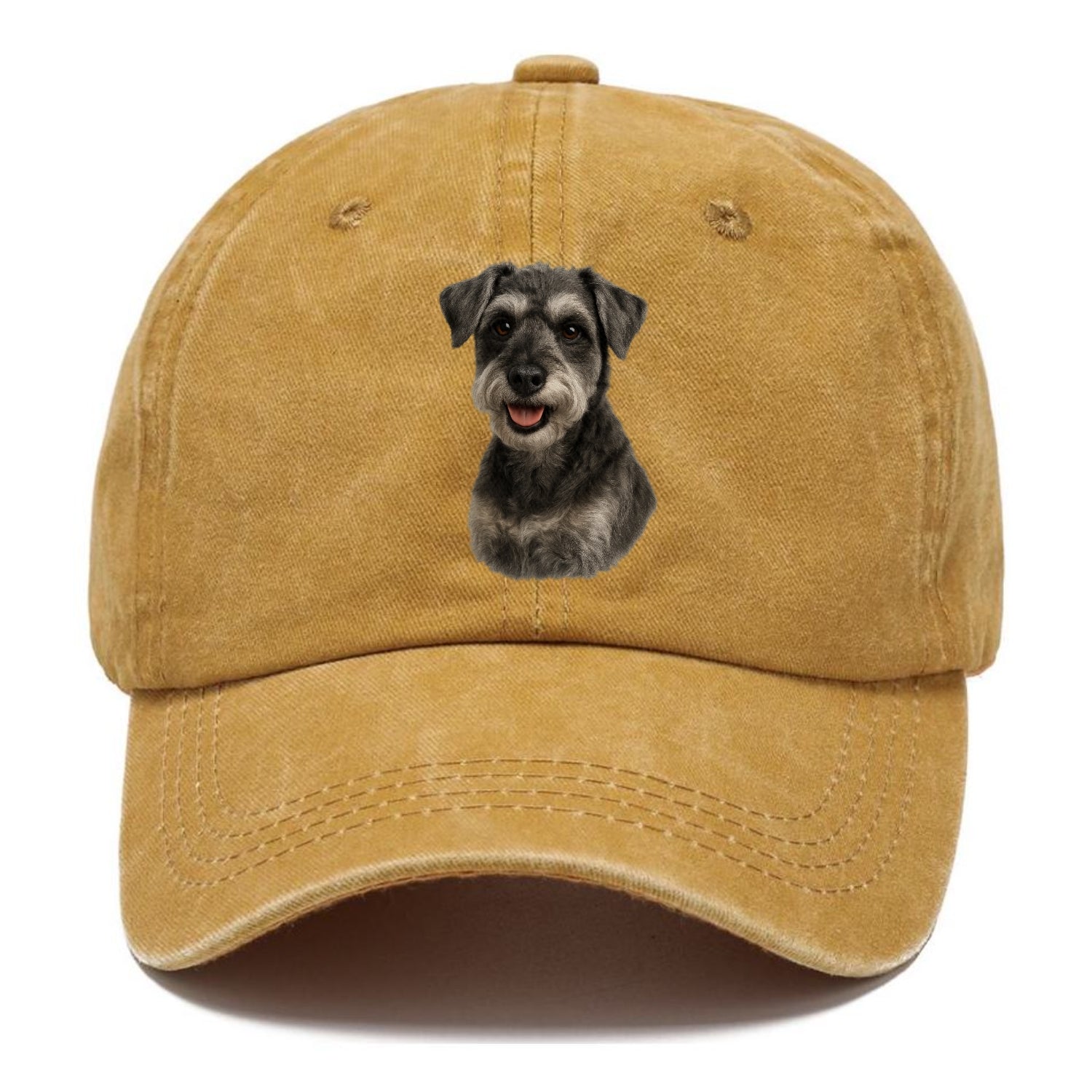 schnoodle portrait design Hat