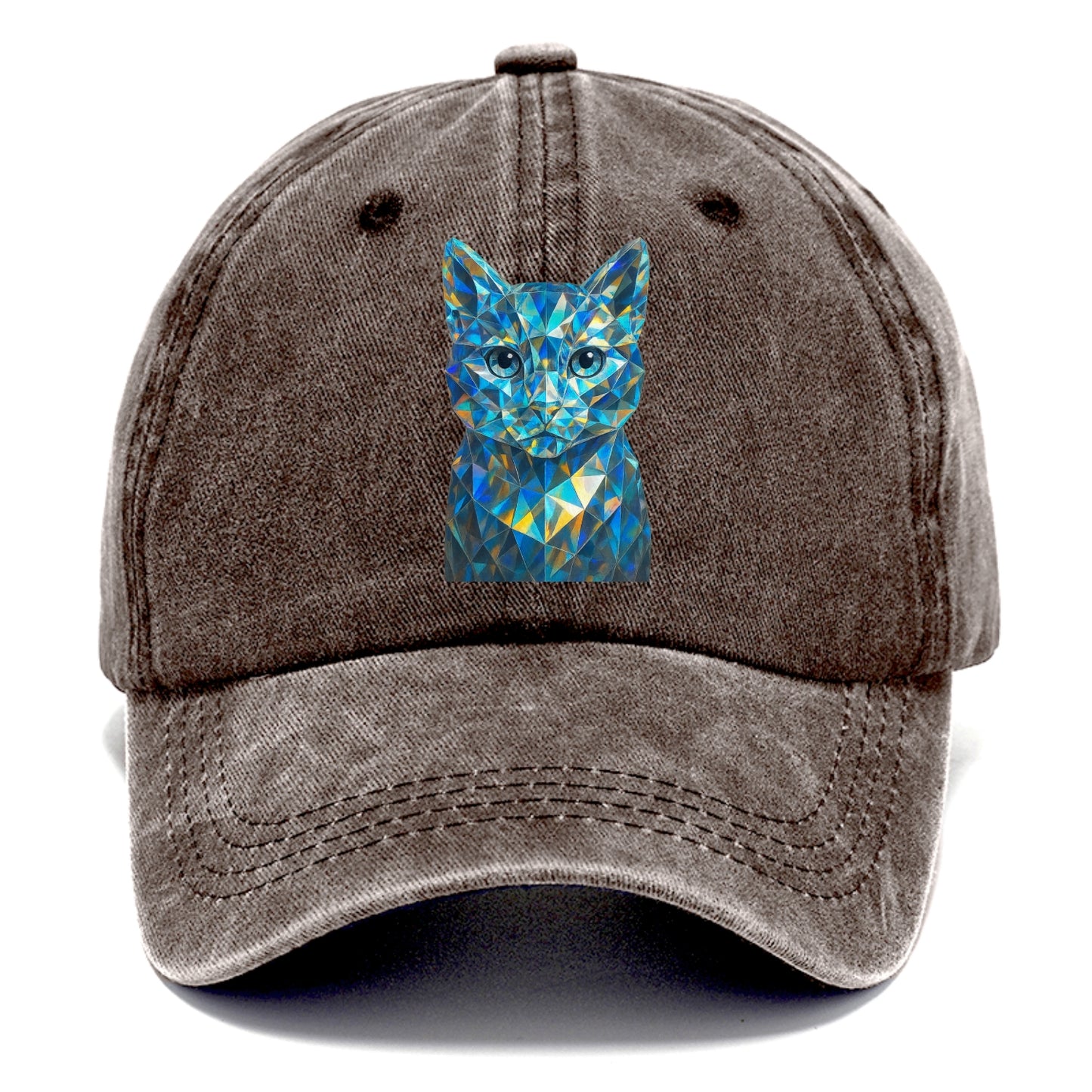 crystal prism portrait design Hat